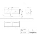 Villeroy &amp; Boch C56700AH WTUS Subway 3.0 C56700 1272x429x478mm