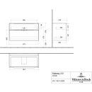 Villeroy &amp; Boch C57001AB WTUS Subway 3.0 C57001 973x576x478mm