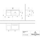 Villeroy &amp; Boch C57100AA WTUS Subway 3.0 C57100 1001x423x516mm