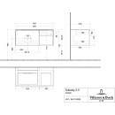 Villeroy &amp; Boch C57201AF WTUS Subway 3.0 C57201 1001x423x516mm