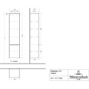 Villeroy &amp; Boch C58600AA Hochschrank Subway 3.0 C58600