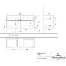 Villeroy &amp; Boch C602L0AA WTUS Subway 3.0 C602L0 1272x576x478mm