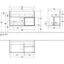 Villeroy &amp; Boch F040GFHJ Waschbeckenunterschrank...