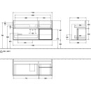 Villeroy &amp; Boch F070GFHJ Waschbeckenunterschrank...