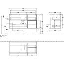 Villeroy &amp; Boch F070GMHJ Waschbeckenunterschrank...