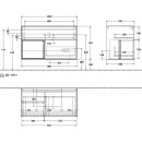 Villeroy &amp; Boch F111GFHJ Waschbeckenunterschrank...