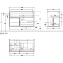 Villeroy &amp; Boch F111HGHJ Waschbeckenunterschrank...