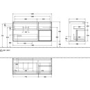 Villeroy &amp; Boch F151GMHJ Waschbeckenunterschrank...