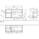 Villeroy &amp; Boch F161GFHJ Waschbeckenunterschrank...