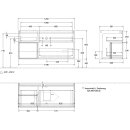 Villeroy &amp; Boch F292HJPC Waschbeckenunterschrank...