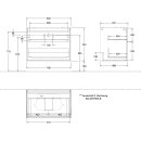 Villeroy &amp; Boch F34200HJ Waschbeckenunterschrank...