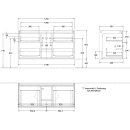 Villeroy &amp; Boch F38100HJ Waschbeckenunterschrank Finion F38