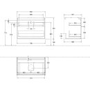 Villeroy &amp; Boch F75200HJ Waschbeckenunterschrank Finion F75