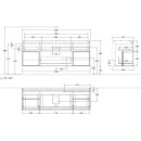 Villeroy &amp; Boch F982HJHB Waschbeckenunterschrank Finion F98