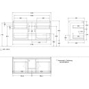 Villeroy & Boch G38100HJ Waschbeckenunterschrank...
