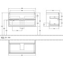 Villeroy &amp; Boch K05000HG WTUS Antao K05 988x504x496mm