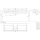 Villeroy &amp; Boch K14153MT WTUS Antao K14_5 1600x190x500mm