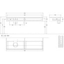 Villeroy &amp; Boch K15113GK WTUS Antao K15_1 1600x190x500mm
