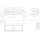 Villeroy &amp; Boch K21012GK WTUS Antao K21_1 1200x360x500mm