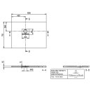 Villeroy &amp; Boch UDQ1075SQI2LV1S DW Squaro Infinity 1000x750x40mm