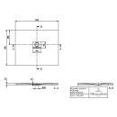 Villeroy &amp; Boch UDQ1190SQI2IV3S DW Squaro Infinity 1100x900x40mm
