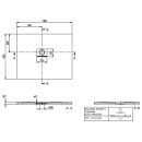 Villeroy &amp; Boch UDQ1190SQI2LV1S DW Squaro Infinity 1100x900x40mm