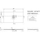 Villeroy &amp; Boch UDQ1580SQI2IV1S Duschwanne