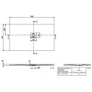Villeroy &amp; Boch UDQ1590SQI2RV1S Duschwanne