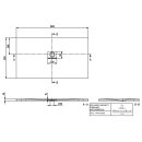Villeroy &amp; Boch UDQ1690SQI2V-3S Duschwanne