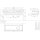 Villeroy &amp; Boch L23052HM WTUS Antao L23_5 1200x360x500mm