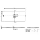 Villeroy &amp; Boch UDQ1780SQI2IV3S Duschwanne