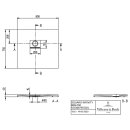 Villeroy &amp; Boch UDQ8075SQI2LV3S Duschwanne