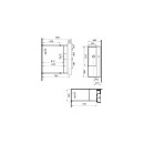 VITRA 7402B076-6276 Waschtisch Compact ArchiPlan 90x38 cm