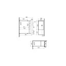 VITRA 7405B076-6279 Waschtisch Compact ArchiPlan 90x38 cm