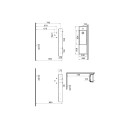 VITRA 7409B076-0052 Waschtisch Compact ArchiPlan 90x29 cm