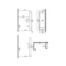 VITRA 7410B076-1452 Doppelwaschtisch Compact ArchiPlan