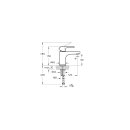 VITRA A4270574EXP Einhebel-Waschtischmischer Root Round