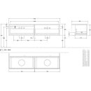 Villeroy &amp; Boch L39151HM WTUS Antao L39_5 1600x360x500mm