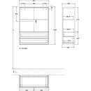 Villeroy &amp; Boch L47100HN Highboard Antao L47...