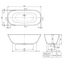 Villeroy &amp; Boch Q175ANH7F200VAL BW Theano 1750x800x506mm Original