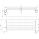 Villeroy &amp; Boch TVA15100600061 Handtuchablage Elements - Tender