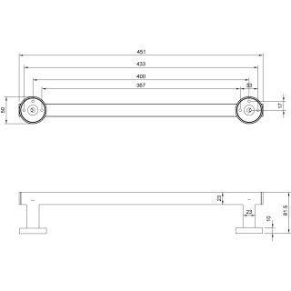 Villeroy & Boch TVA15101000064 Haltegriff Elements - Tender