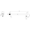 Villeroy &amp; Boch TVC00045351076 Regenbrausearm Universal Showers 70x