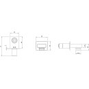 Villeroy &amp; Boch TVC00045700076 Wandanschlussbogen Universal Showers