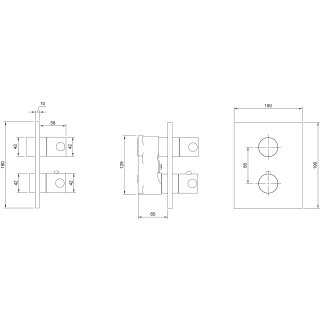 Villeroy & Boch TVD00000100061 UP-Thermostat Universal Taps
