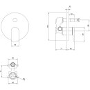 Villeroy &amp; Boch TVS10435300061 Unterputz-Einhebel-Armatur O.novo