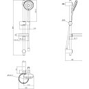 Villeroy &amp; Boch TVS109004000K5 Duschgarnitur Universal Showers