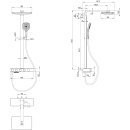 Villeroy &amp; Boch TVS11000500061 Duschsystem Infinity Showers