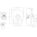 Villeroy &amp; Boch TVS11100400061 Unterputz-Einhebel-Armatur Antao