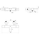 Villeroy &amp; Boch TVT00000200064 BWnthermostat Universal Taps 317x65x